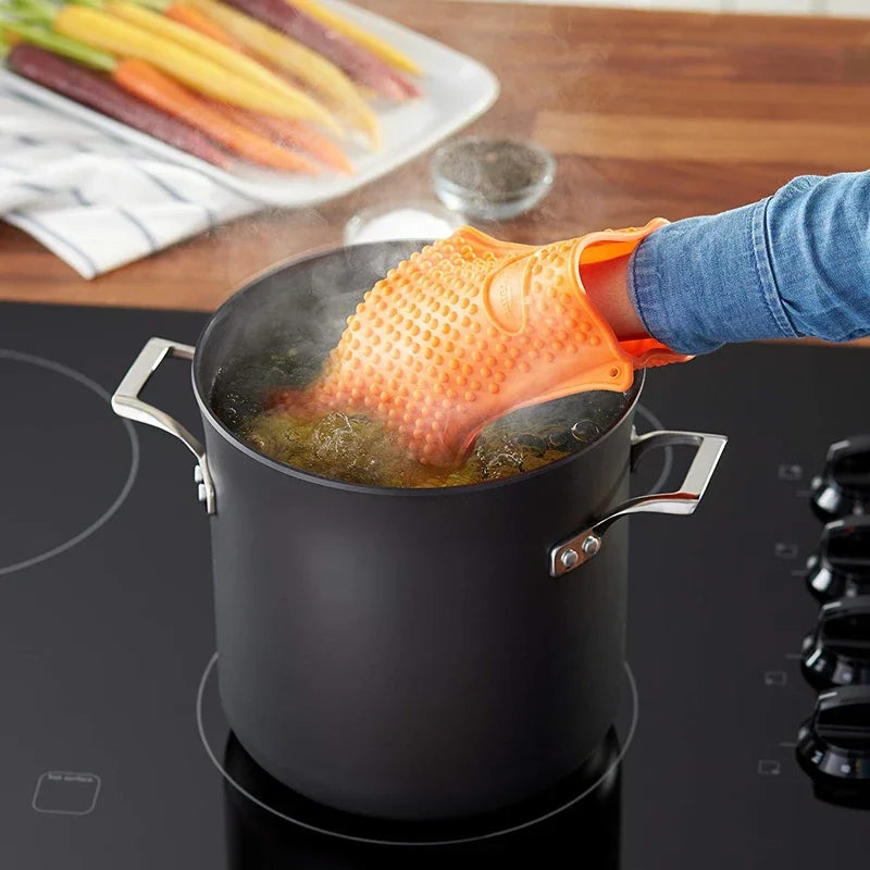 BBQ Silicone Grilling Gloves – Heat Resistant Cooking and Baking Mitts image 2