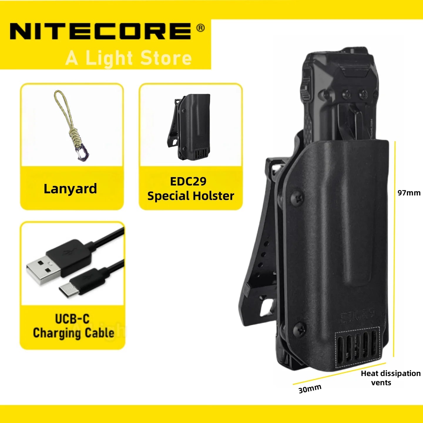 NITECORE EDC29 Flashlight – Portable Keychain Light for Everyday Carry image