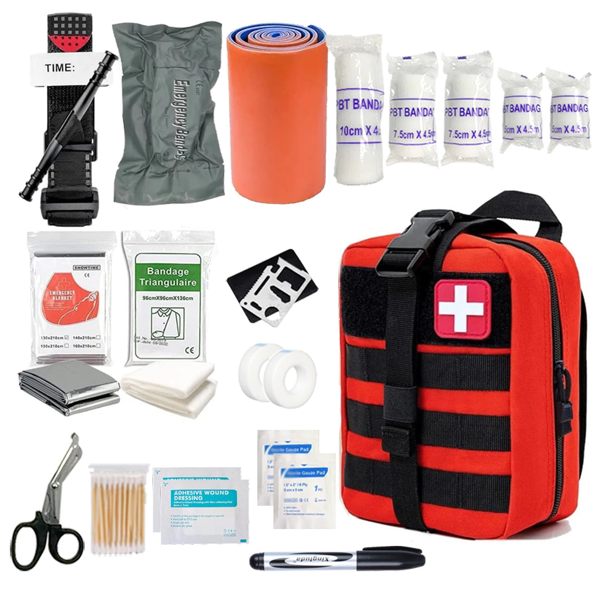 Compact and Essential: Small Portable Emergency Kit for On-the-Go Safety - JYB005-1 image