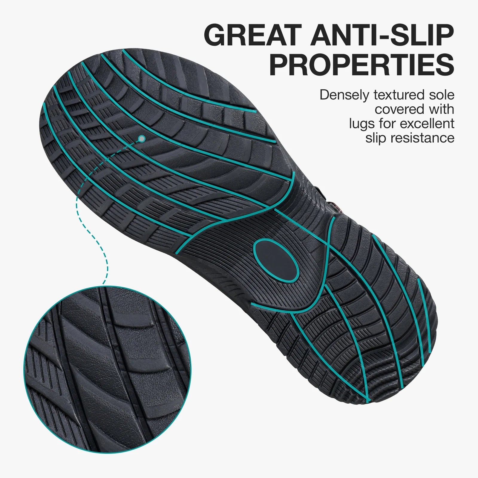 GOLDEN CAMEL Men's Waterproof Hiking Sandals – Comfort &amp; Support for Outdoor Adventures image 3