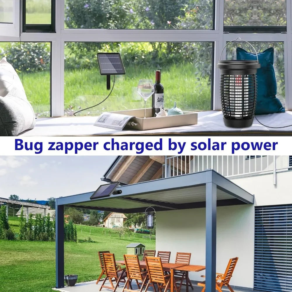 Solar Bug Zapper 2-in-1: Ultimate Mosquito Killer Lamp image 4