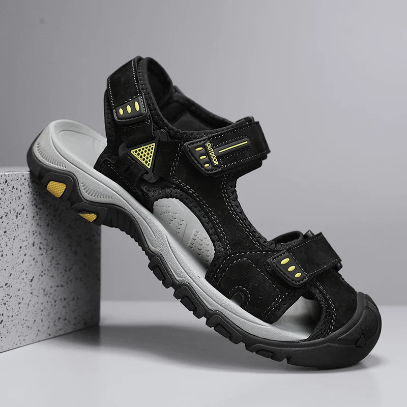 Summer Baotou Men Sandals – Lightweight Outdoor Sports Footwear image