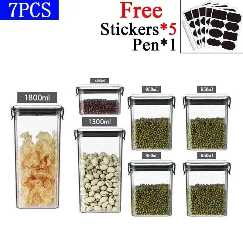 Stackable Plastic Food Storage Containers – Versatile Kitchen Organization image 20