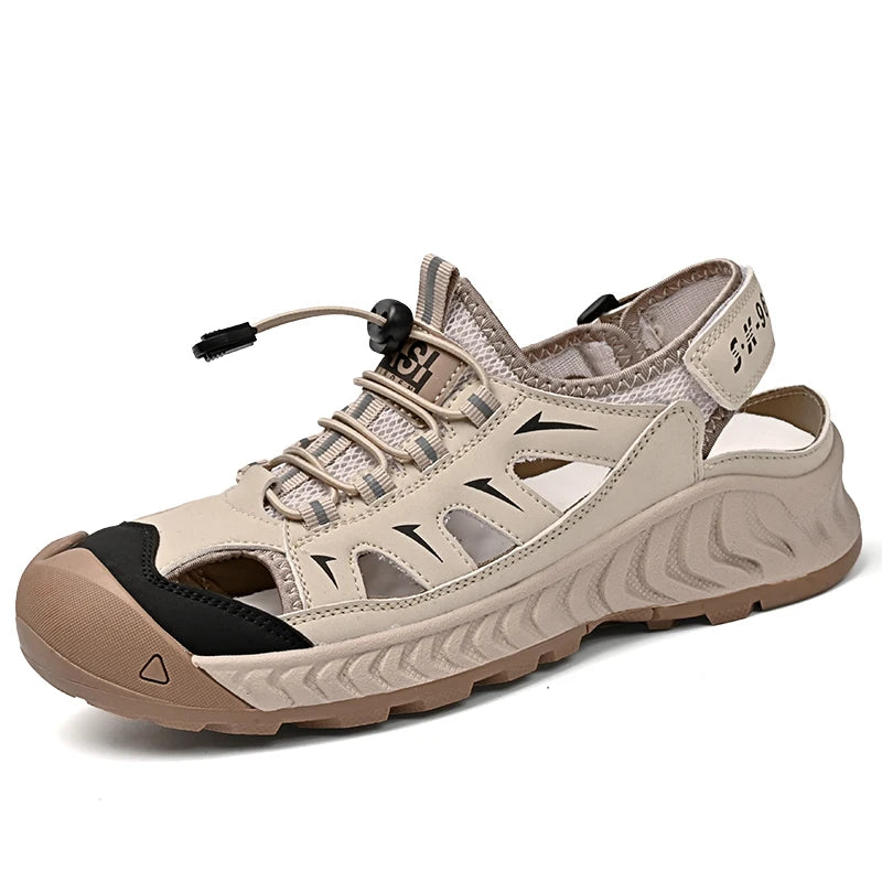 Summer Fashion New Beach Sandals – Men's Anti-collision Hiking Shoes image