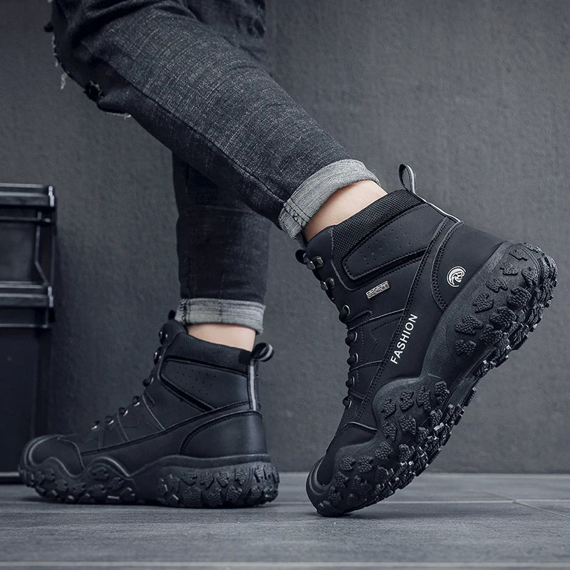 Winter Men's Hiking Shoes – Lightweight, Anti-Slip Outdoor Boots image 5