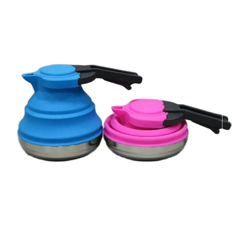 Outdoor Portable Silicone Kettle – Foldable and Collapsible Design image 0
