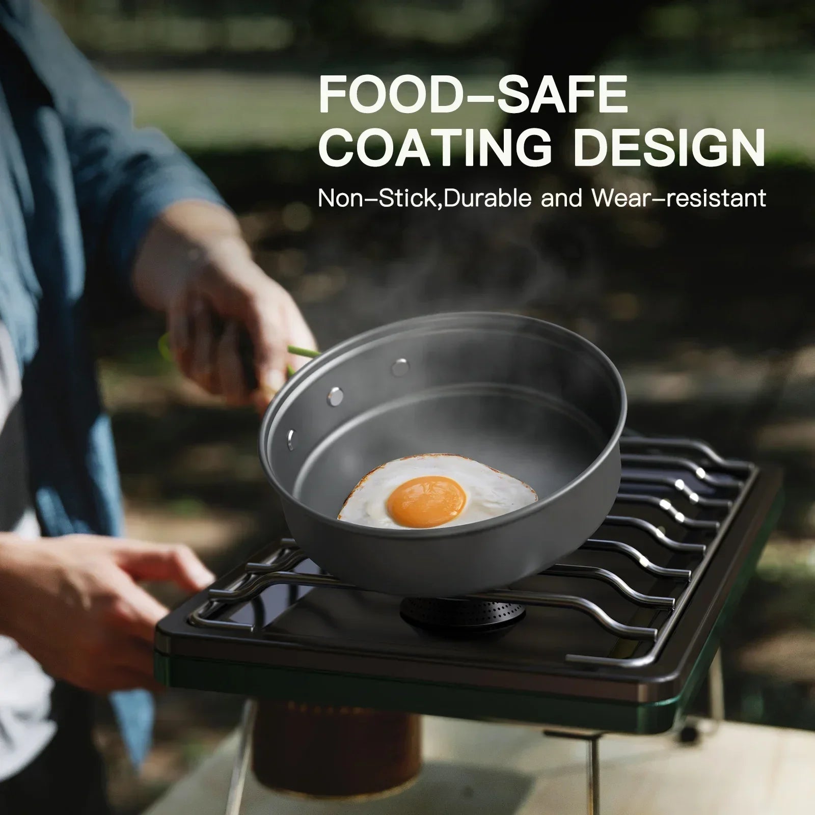 Lixada Portable Outdoor Tableware – Camping Cookware Set for 2-3 People image 1
