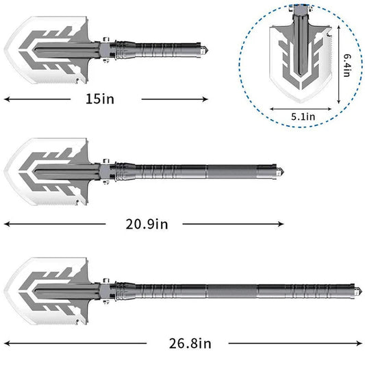 Outdoor Multi-purpose Folding Shovel – Essential Camping and Garden Tool image 1