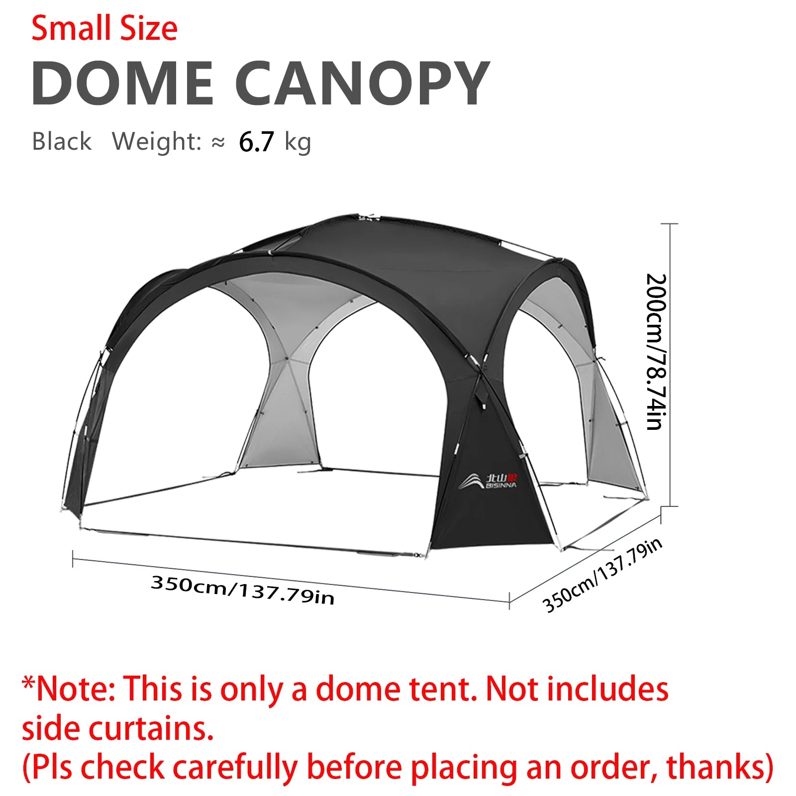 BISINNA Outdoor Camping Dome Tent – Luxury Canopy for Family Picnics image 9
