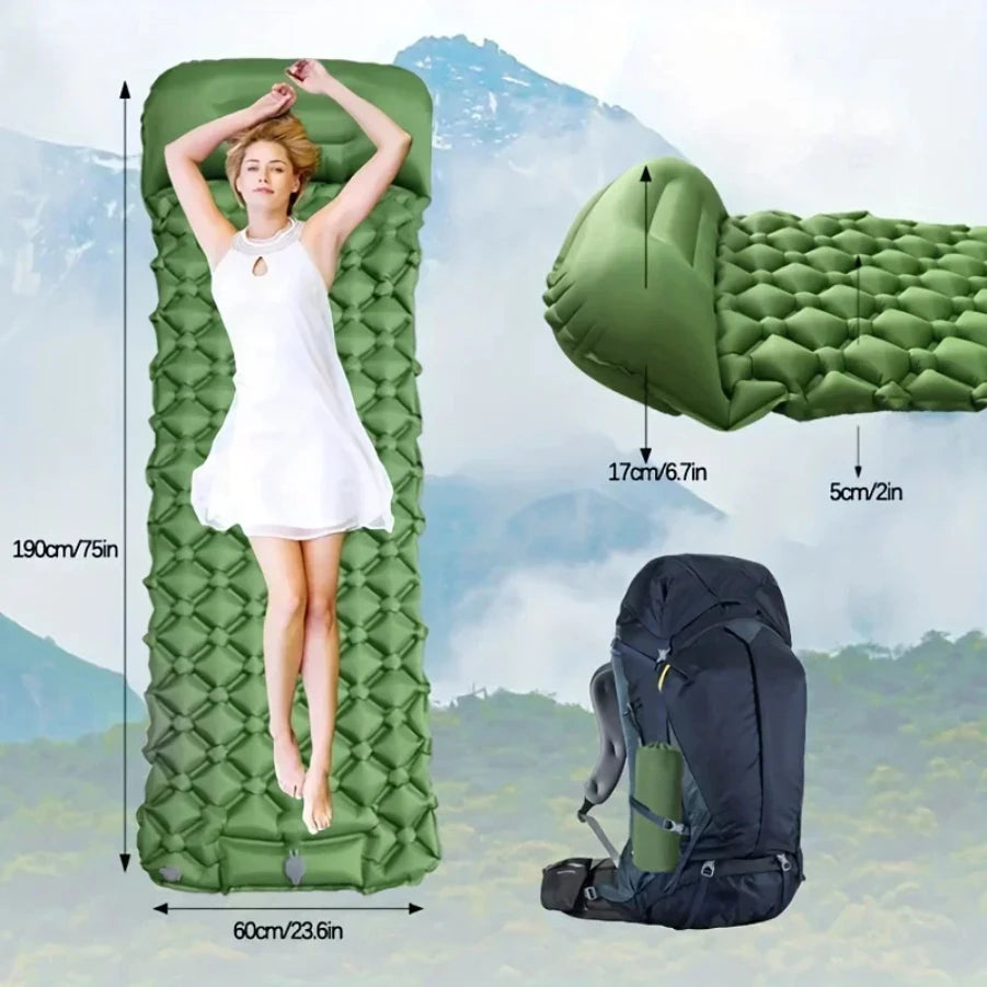 Outdoor Camping Inflatable Mattress – Ultimate Comfort for Adventurers image 2