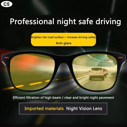 Enhance Your Vision with Night Vision Polarized Sunglasses image 1