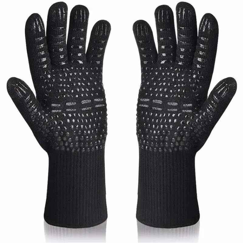 1472°F Heat Resistant Oven Mitts – Silicone BBQ &amp; Grilling Gloves image 1
