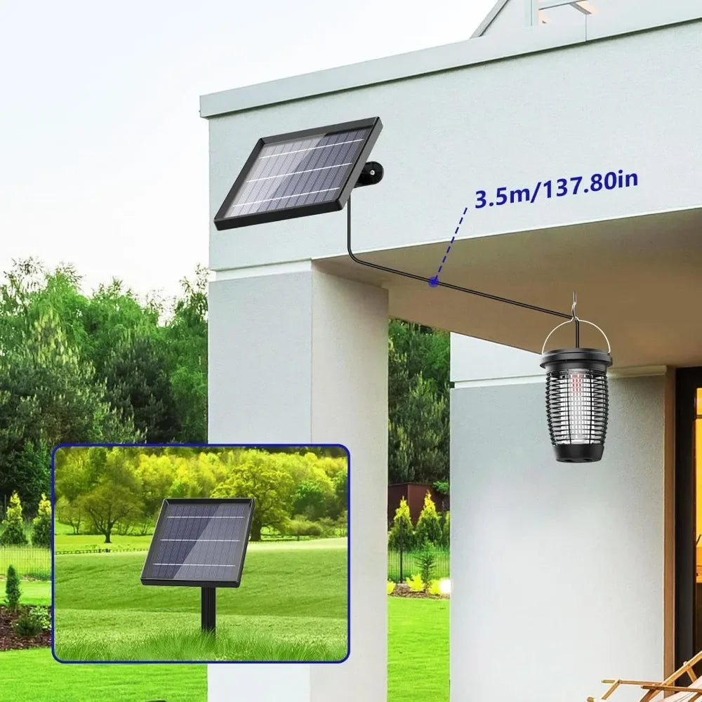 Solar Bug Zapper 2-in-1: Ultimate Mosquito Killer Lamp image 2