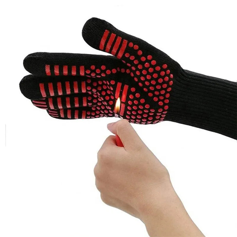 Premium Heat-Resistant BBQ &amp; Oven Gloves – Essential Kitchen Safety Gear image 5