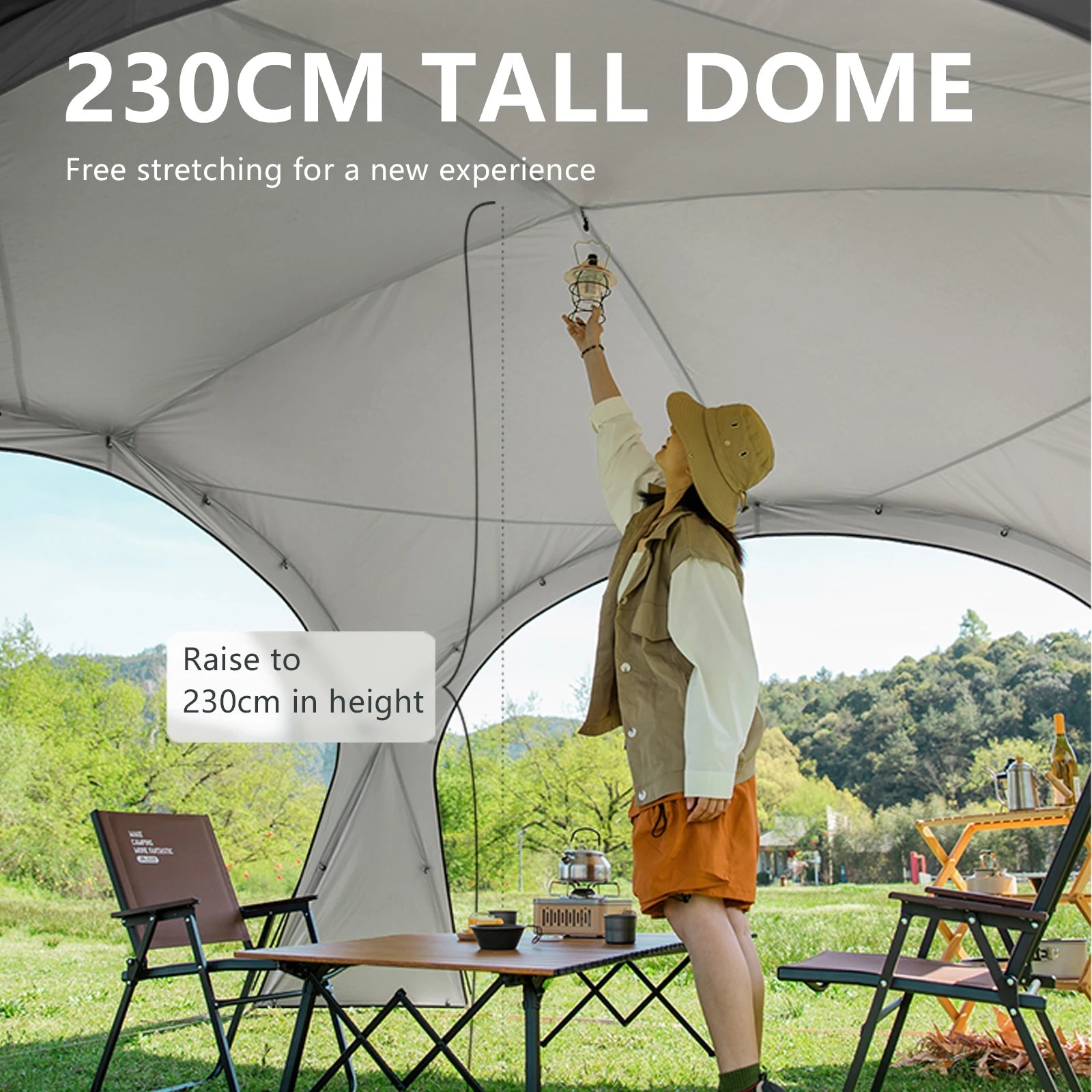 BISINNA Outdoor Camping Dome Tent – Luxury Canopy for Family Picnics image 2
