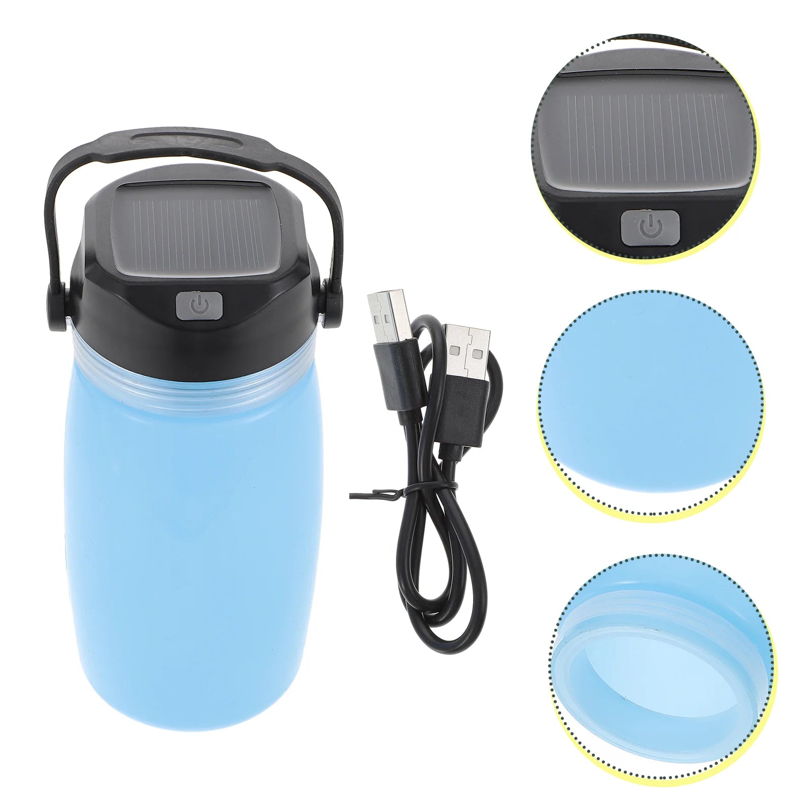 Portable Solar Charging Kettle &amp; Collapsible Water Bottle Set – Outdoor Essentials image 4