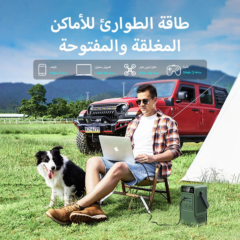 Portable Power Station: 300W, 1000W, 2000W Lifepo4 Battery for Camping &amp; More image 2