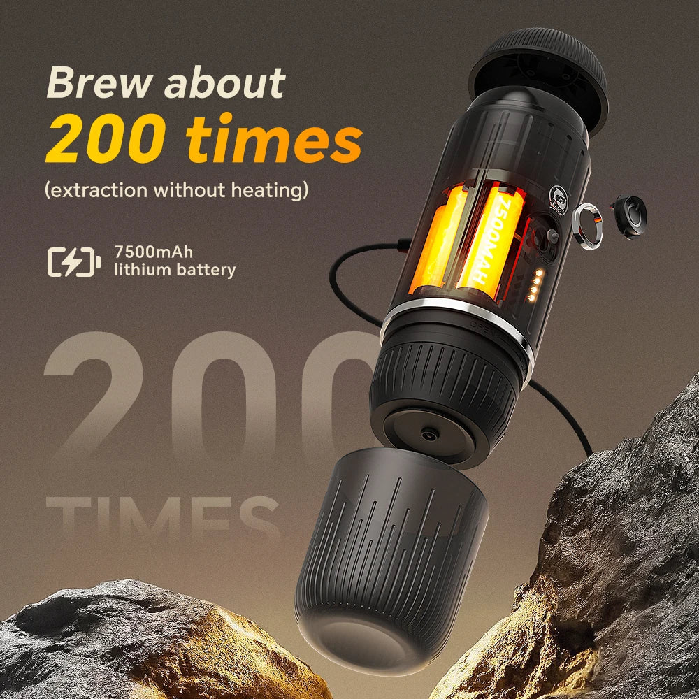 iCafilas 2in1 Espresso Machine – Portable Coffee Maker for Adventures image 5