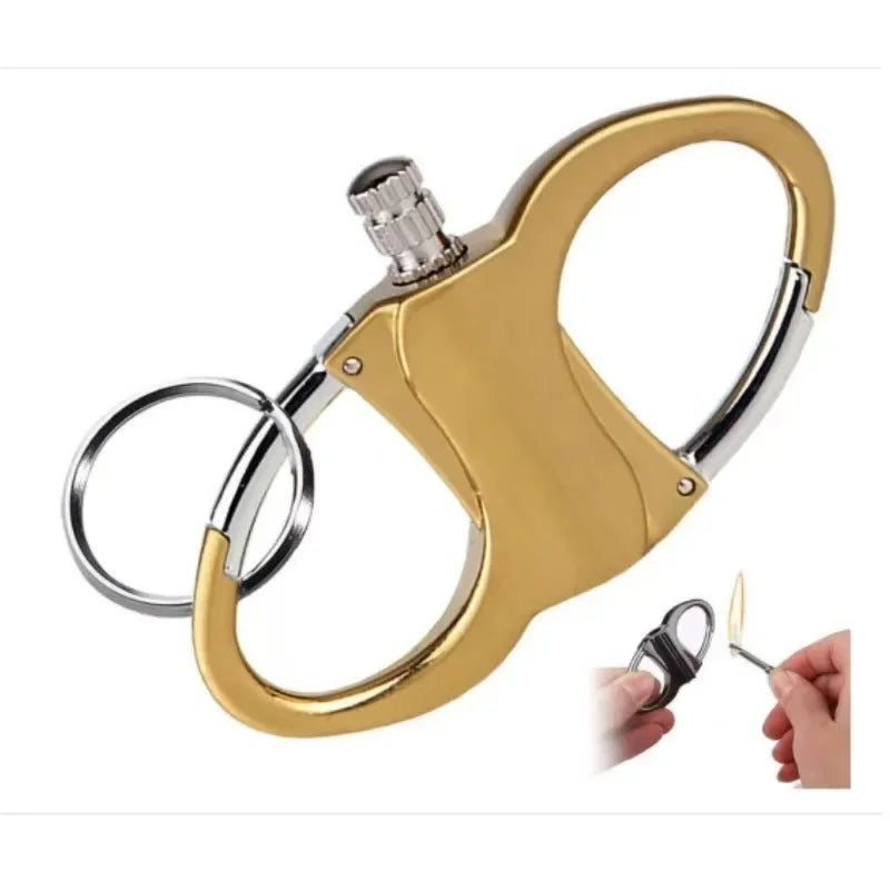 Permanent Match Lighter Keychain – Essential Outdoor Emergency Tool - Glod A image