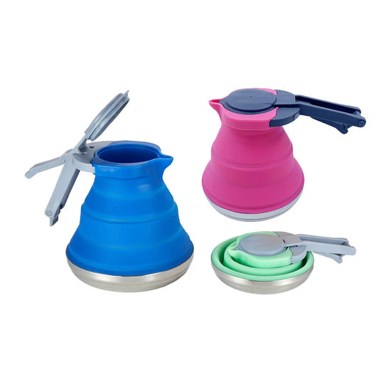 Outdoor Portable Silicone Kettle – Foldable and Collapsible Design image 1