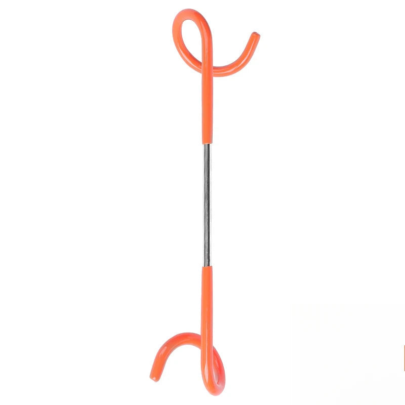 Stainless Steel Light Stand Holder Hooks – Versatile Camping Accessories - orange image