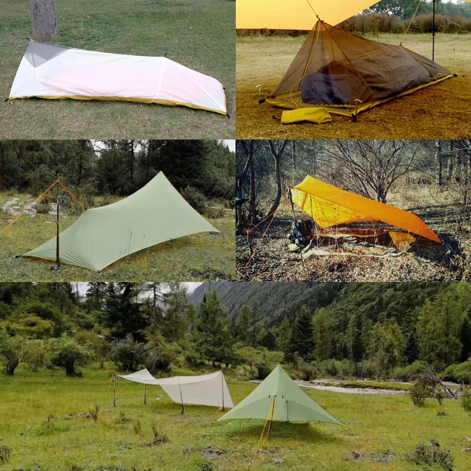310g Ultralight Camping Shelter Rain Fly Tent – Durable &amp; Waterproof image 3