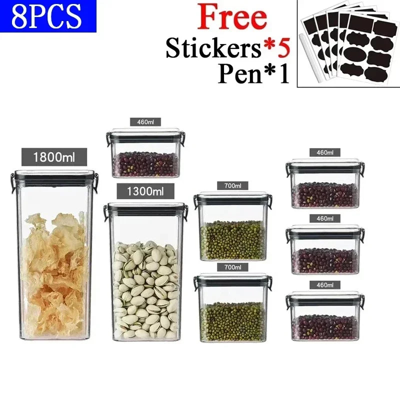 Stackable Plastic Food Storage Containers – Versatile Kitchen Organization image 21