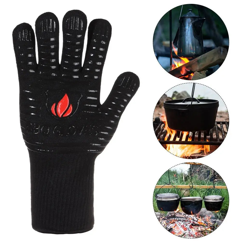 Heat-Resistant Gloves for Safe Fireplace and Stove Handling image 4