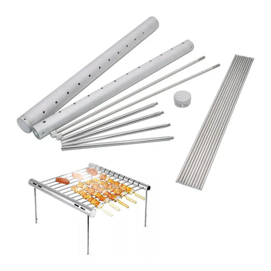 Portable Barbecue Grill – Stainless Steel Foldable Mini BBQ for Outdoor Cooking image 0