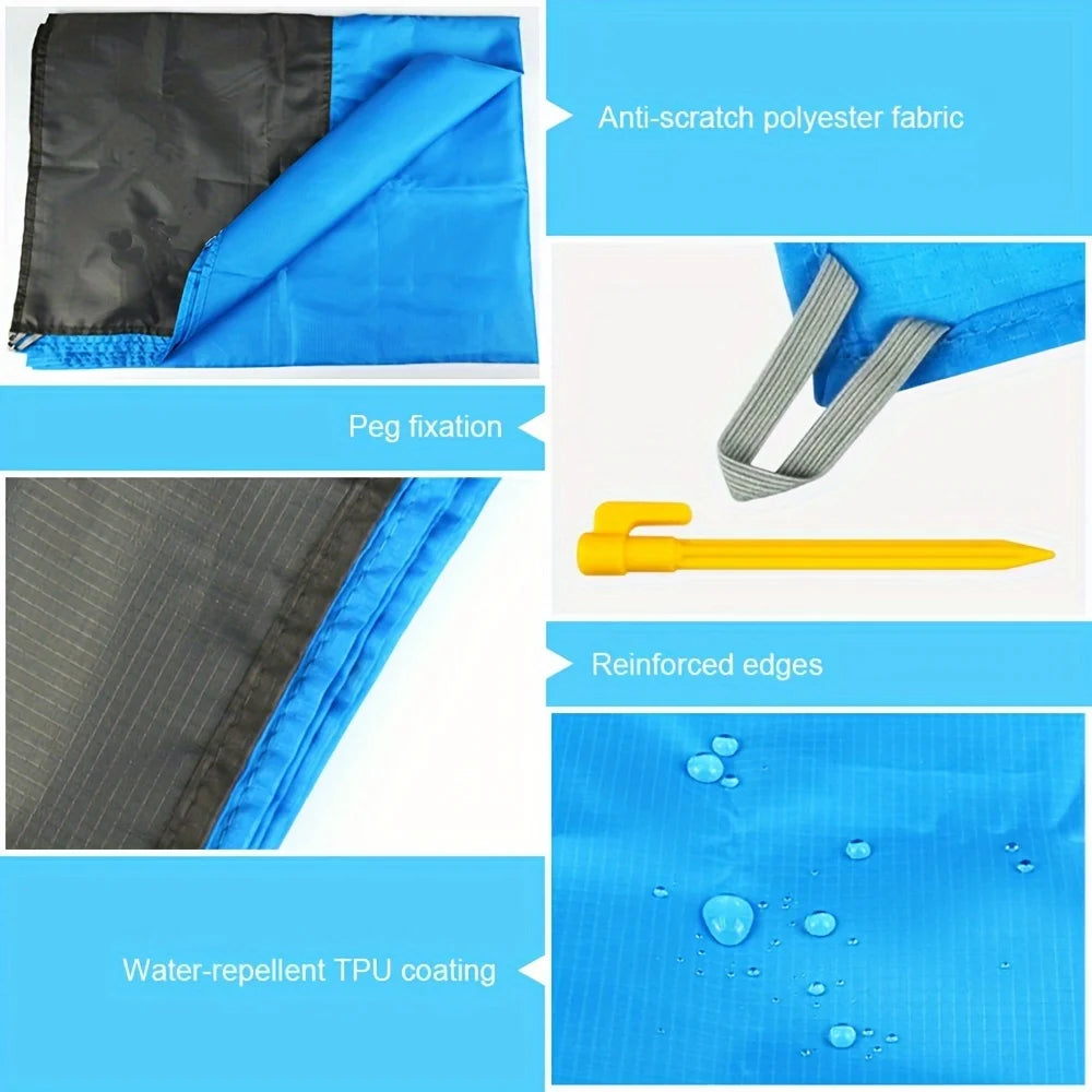 Extra Large Sandproof Outdoor Beach Mat – Perfect for Picnics and Camping image 4