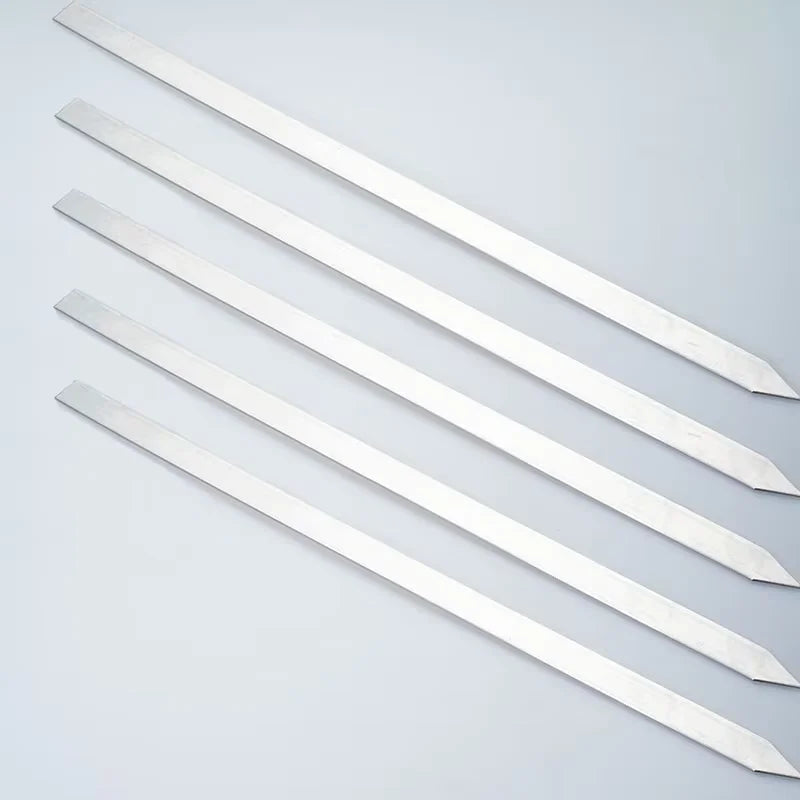 Premium 50cm Stainless Steel BBQ Skewers for Global Grilling Enthusiasts image 8