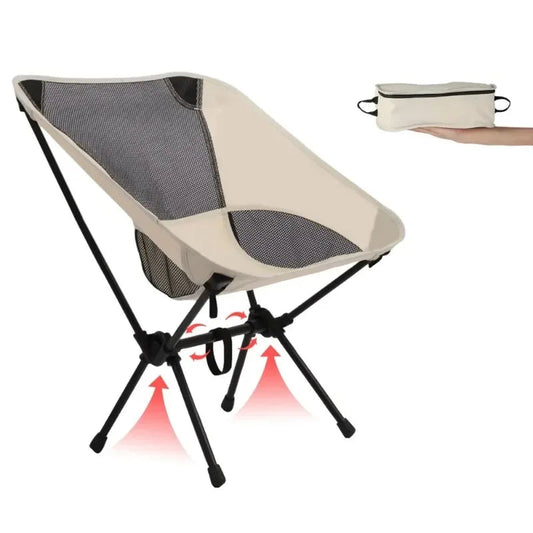 Ultralight Portable Folding Moon Chair – Ideal for Outdoor Adventures image 1