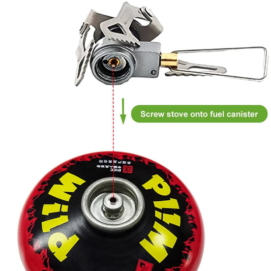 BRS Outdoor Gas Stove – Ultralight Titanium Camping Burner for Adventurers image 1