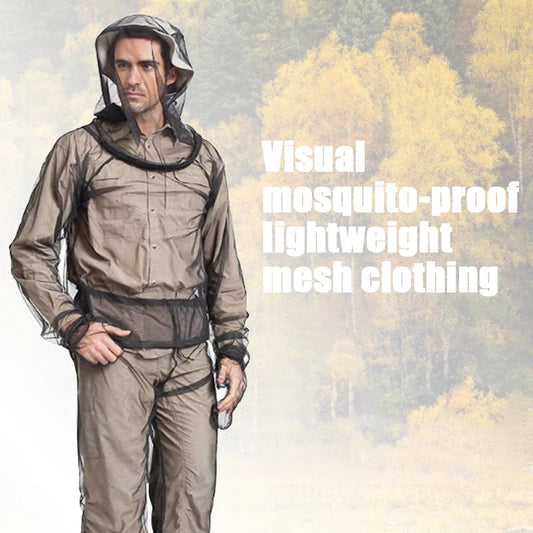 Mesh Hooded Mosquito-Proof Suit – Ultimate Outdoor Insect Protection image 1