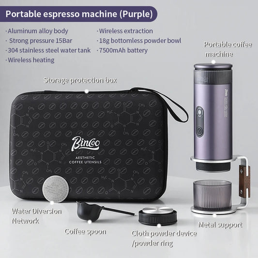 Bincoo Camping Portable Coffee Machine – Electric Wireless Heating for Coffee Lovers image 6