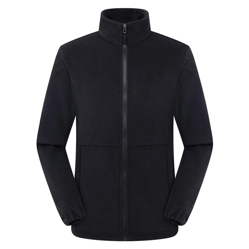 Soft Polar Fleece Jacket – Lightweight Full Zip Coat for Outdoor Recreation image 0