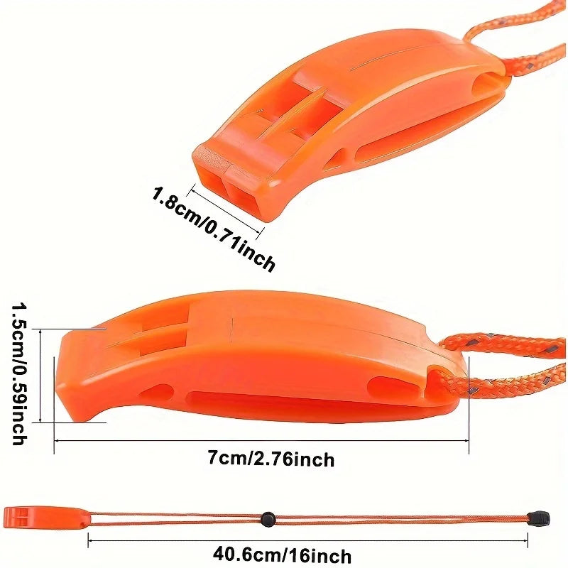 1PC Emergency Whistles with Lanyard – Safety Gear for Outdoor Adventures image 4
