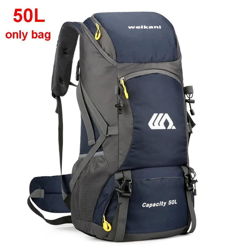 50L Travel Backpack for Men – Waterproof Hiking &amp; Camping Bag - 50LBU  only Bag image