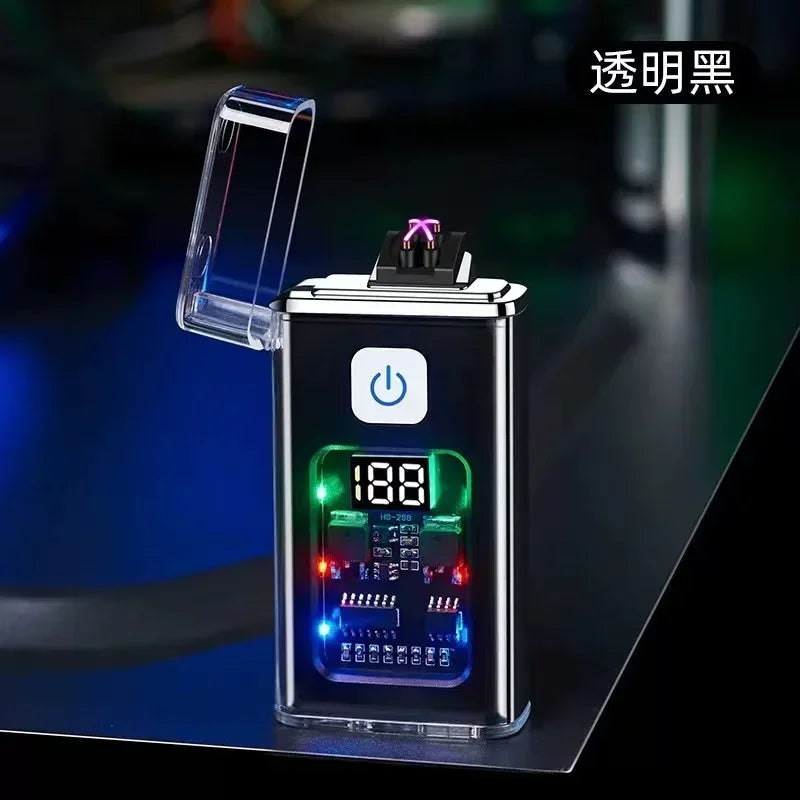Stylish USB Rechargeable Electric Lighter – Dual ARC Plasma for Outdoor Use image 10