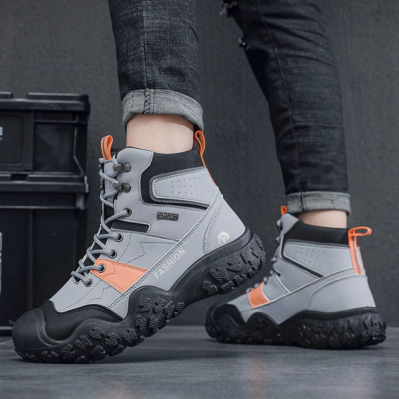 Winter Men's Hiking Shoes – Lightweight, Anti-Slip Outdoor Boots image 3