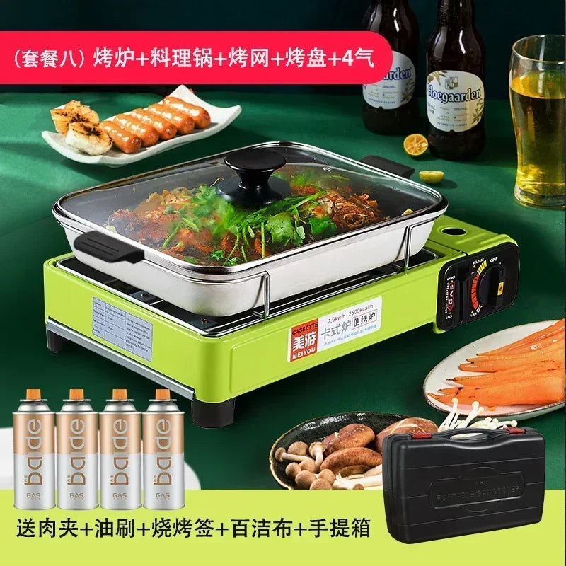 Portable Barbecue Stove – Smokeless Grill &amp; Dual-Purpose Gas Oven image 11
