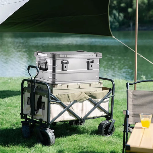30-80L Aluminum Alloy Large Capacity Storage Box for Outdoor Adventures image 1
