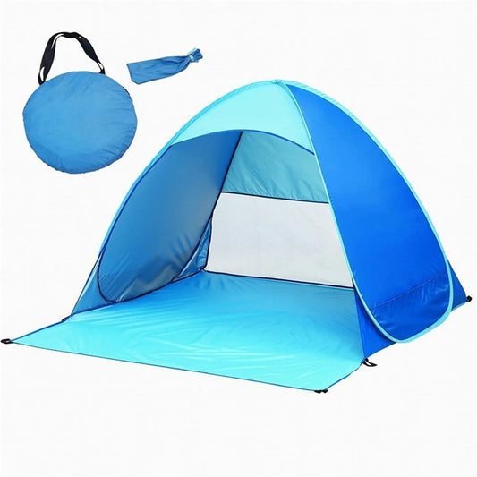 Quick Automatic Beach Tent – Portable Sun Shelter for Outdoor Adventures image 0