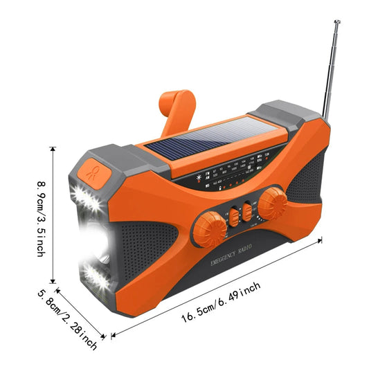 Stay Prepared with the 10000mAh Emergency Radio image 1