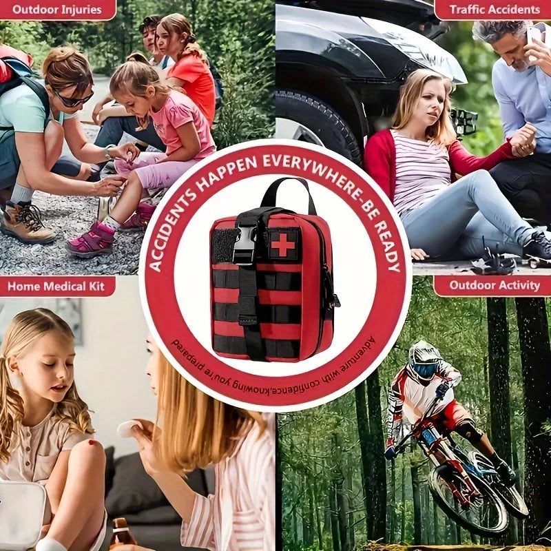 205 pcs Outdoor General Purpose First Aid Kit – Essential for Home and Travel image 4