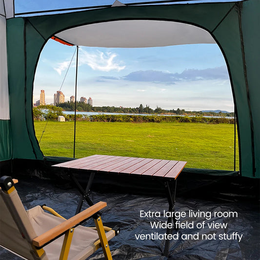 Spacious and Durable 10 Person Camping Tent for Family Adventures image 1
