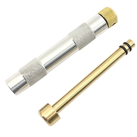 Brass Fire Starter Tube – Durable Camping Ignition Piston Survival Tool image 0