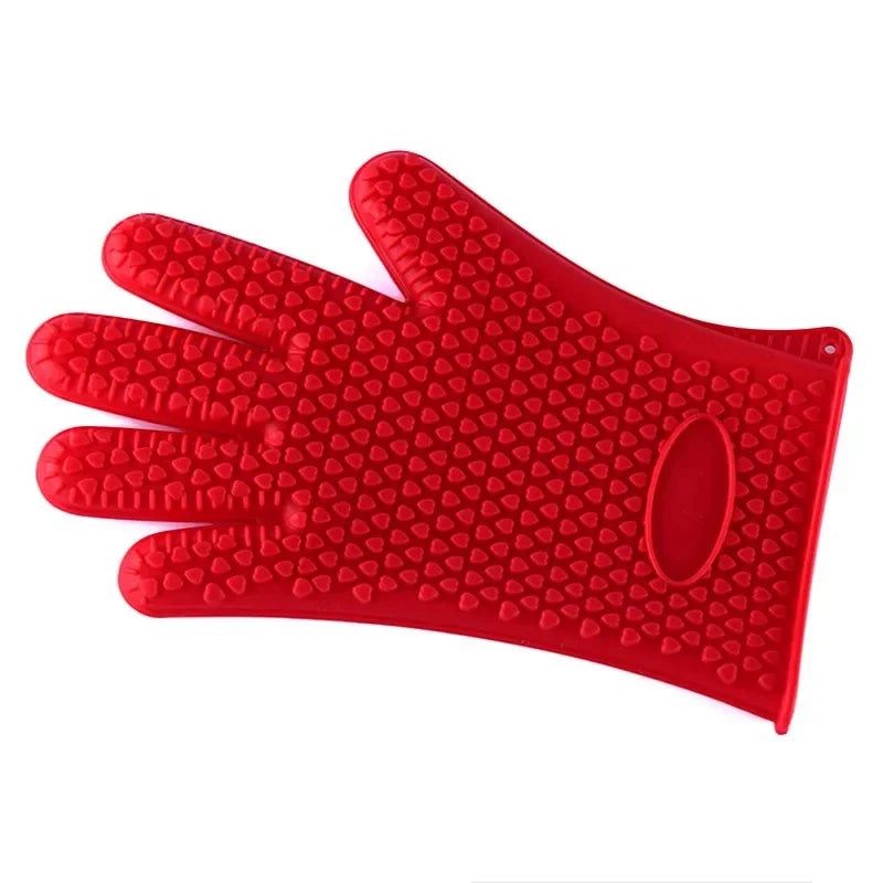 BBQ Silicone Grilling Gloves – Heat Resistant Cooking and Baking Mitts image 12