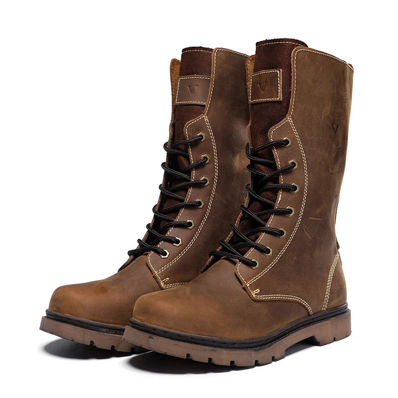 Durable and Versatile Waterproof Tactical Hiking Boots for Men and Women image