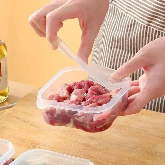 1/10PC Small Food Preservation Boxes – Transparent Kitchen Storage Solution image 1